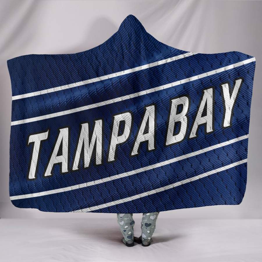 Tampa Bay Lightning Unofficial Hockey Jersey Hoodie Blanket