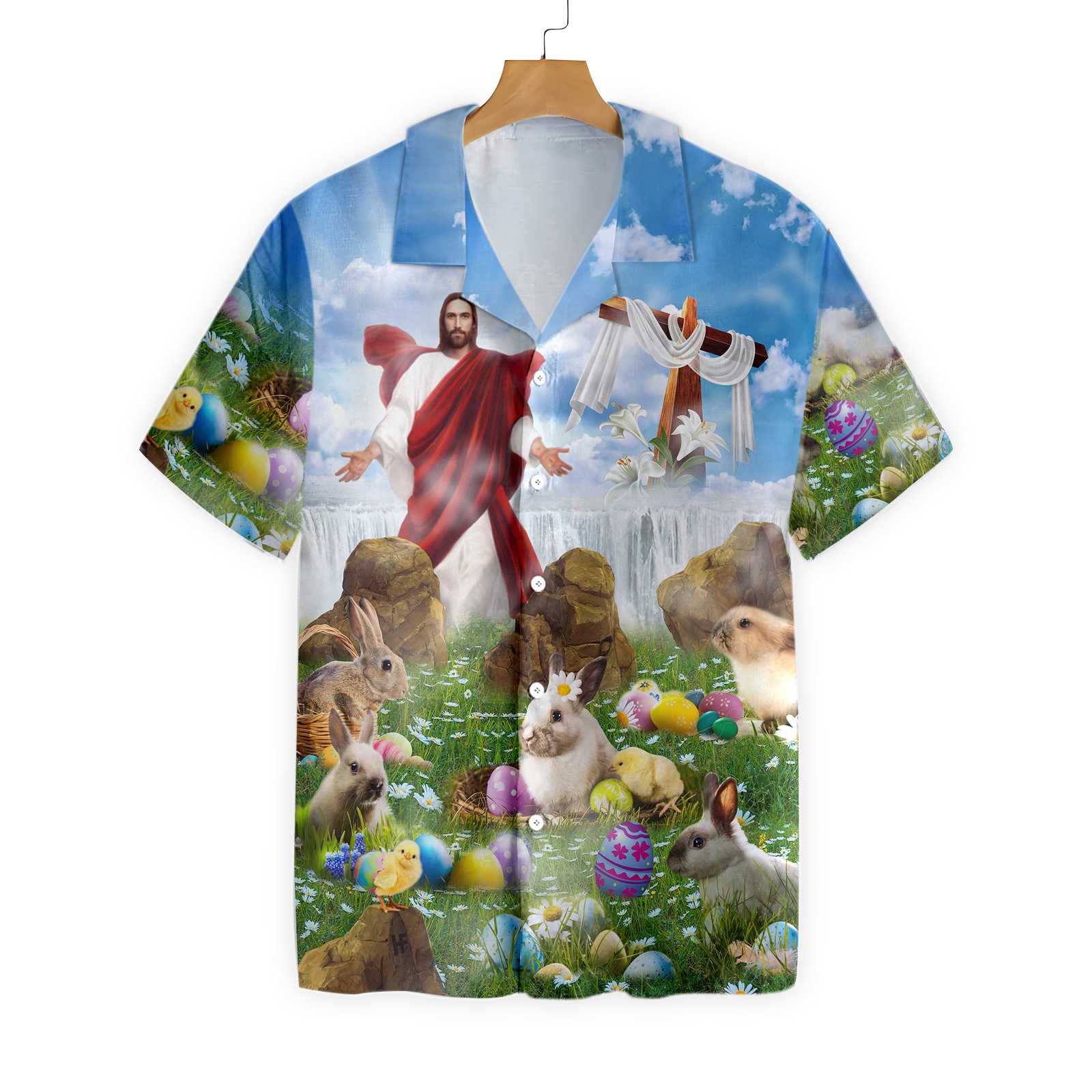 Happy Easter Jesus Is Risen 0403 Hawaii Shirt Ha69960