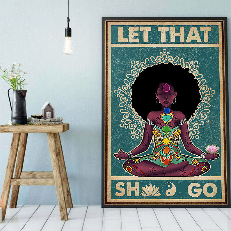 African Custom Canvas Vintage Black Lives Matter Poster Art Print Black Girl Black King Appealing Canvas Wall Art