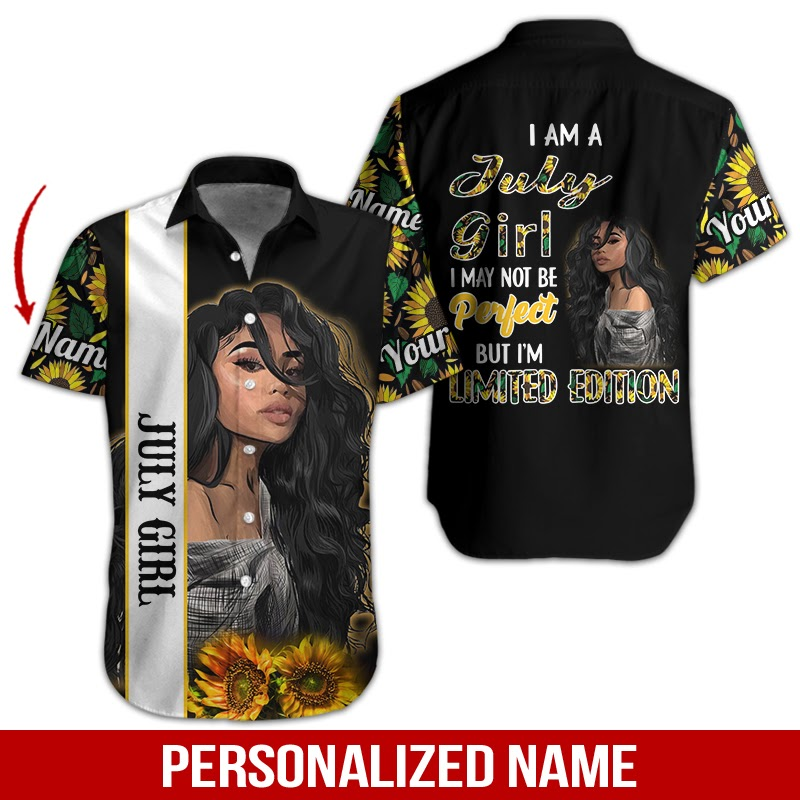 July Girl Custom Name Hawaii Shirt For Men Women Adult Ha45599