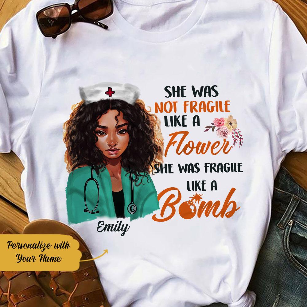 Personalized Bwa Nurse Like A Bomb T Shirt