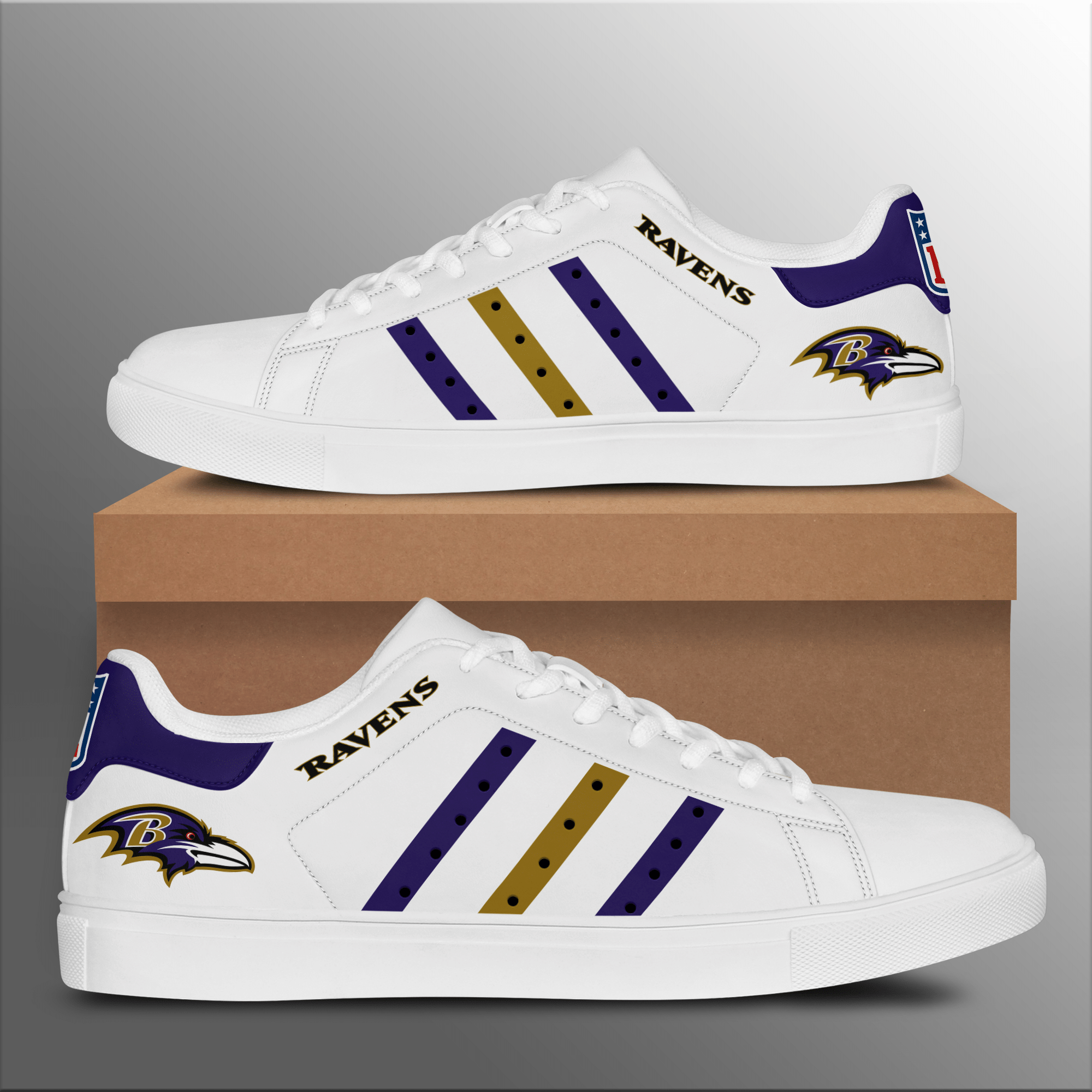 Baltimore Ravens  Low Top Shoes