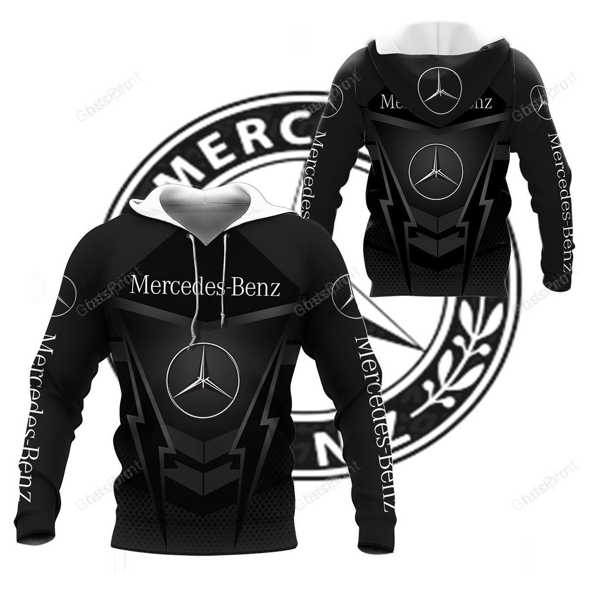 3D ALL OVER MERCEDES-BENZ SHIRT VER 6