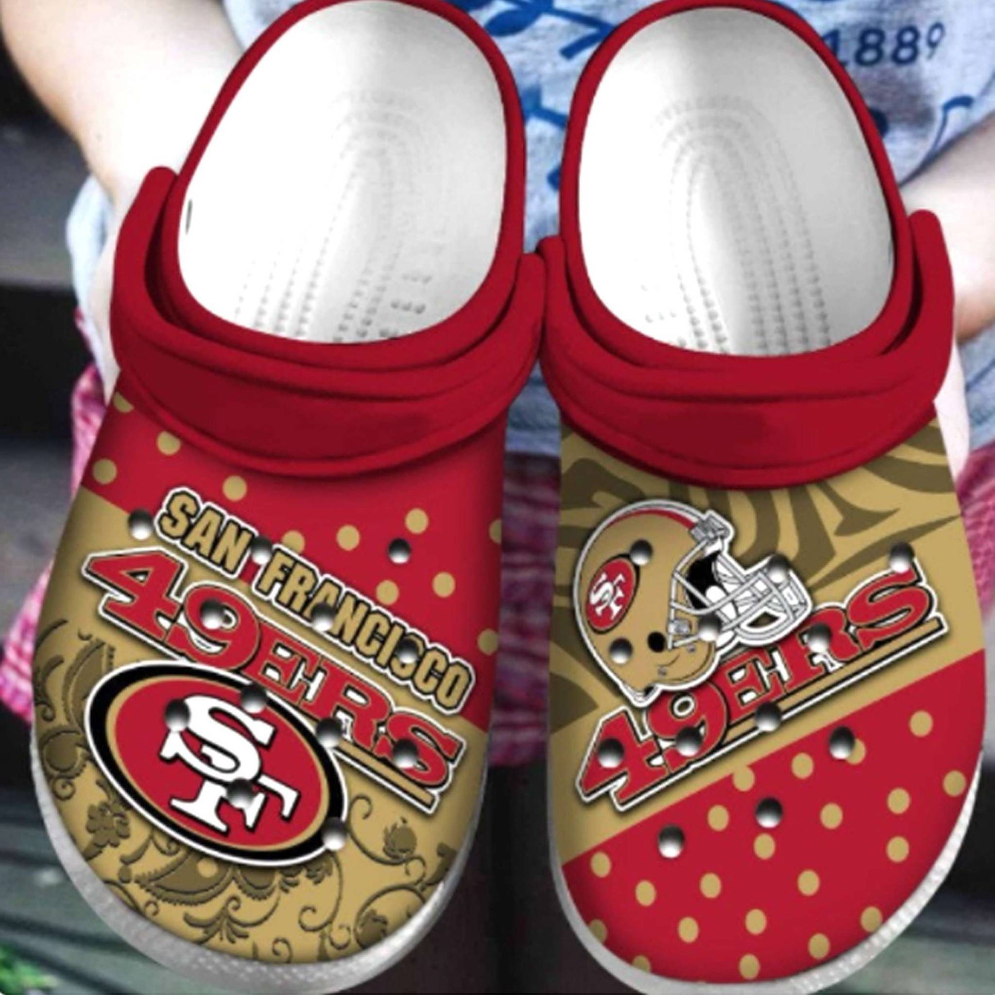49ers Clog Crocss Shoes Custom Name