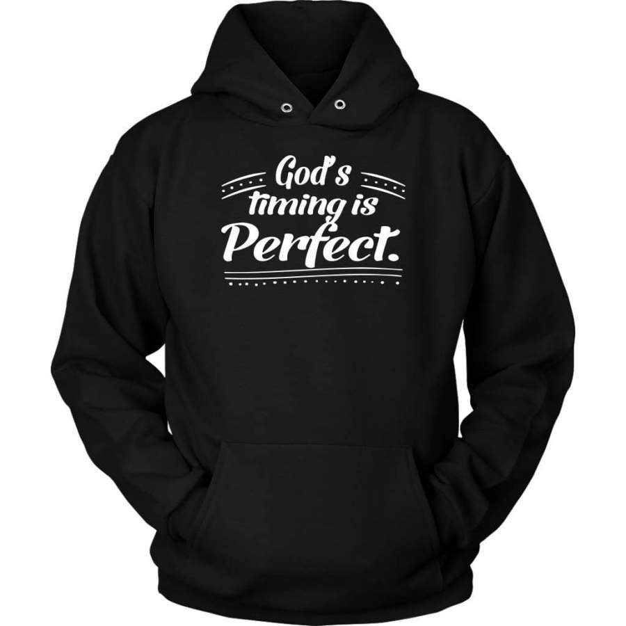 God’s timing is perfect hoodie | Faith hoodies