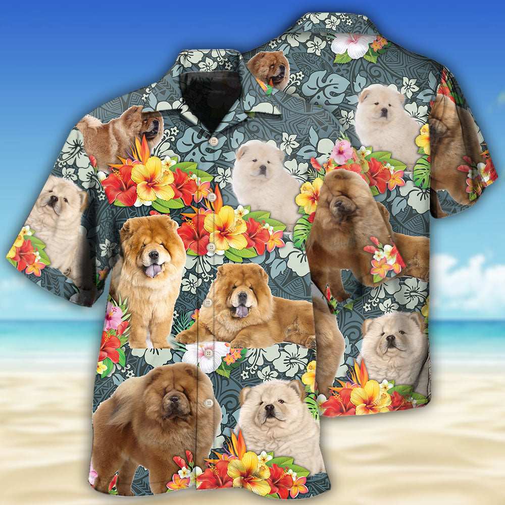 Chow Dog Lover Tropical Hawaii Shirt Ha33136