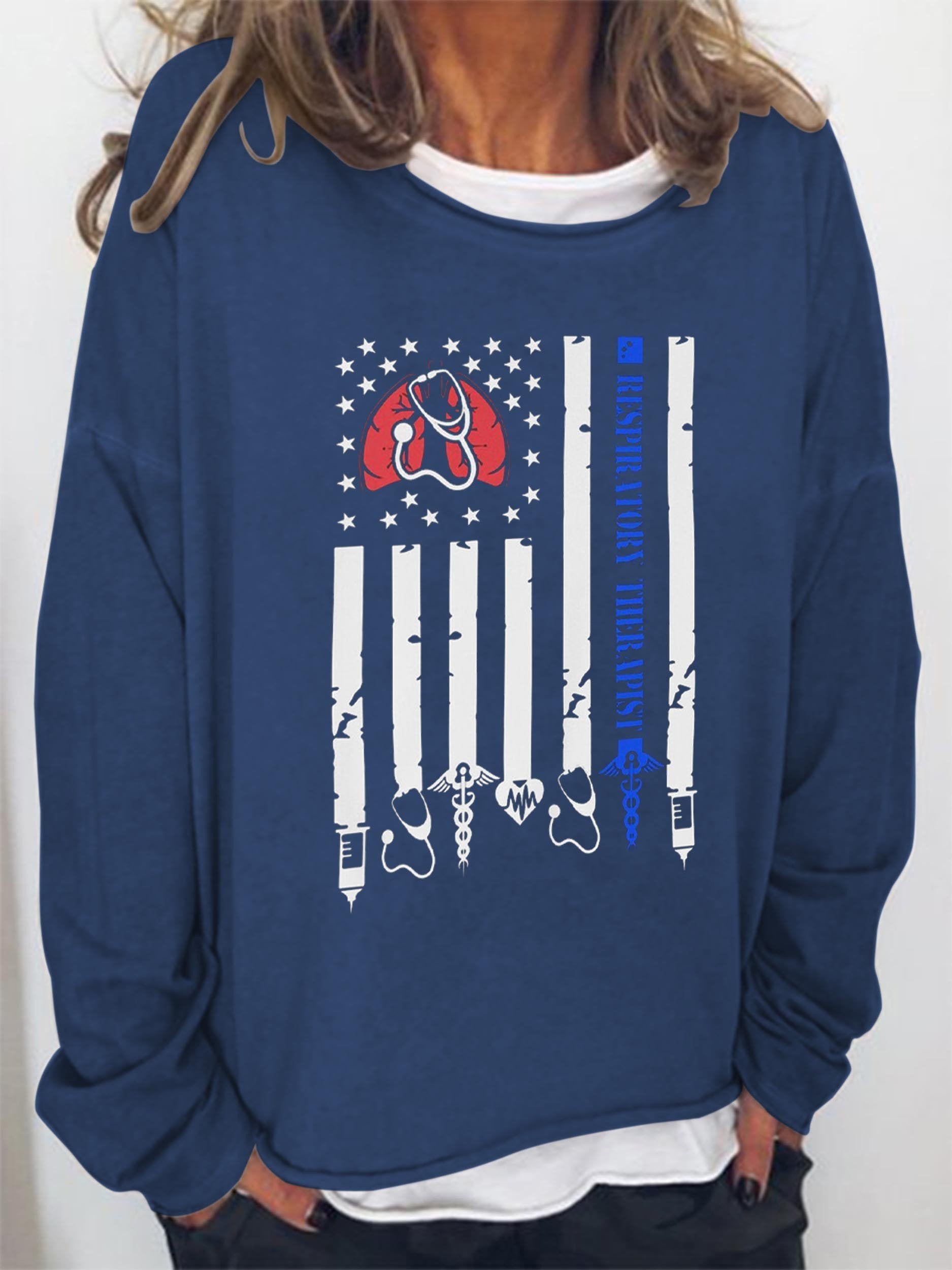 Women Respiratory Therapist Cna Certified Nursing Assistant Nurses Medical Aide Gift Long Sleeve Top