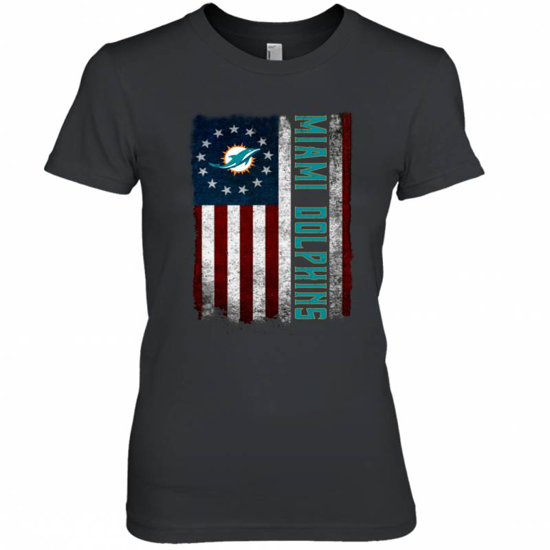 Miami Dolphins Betsy Ross Flag Women Tee