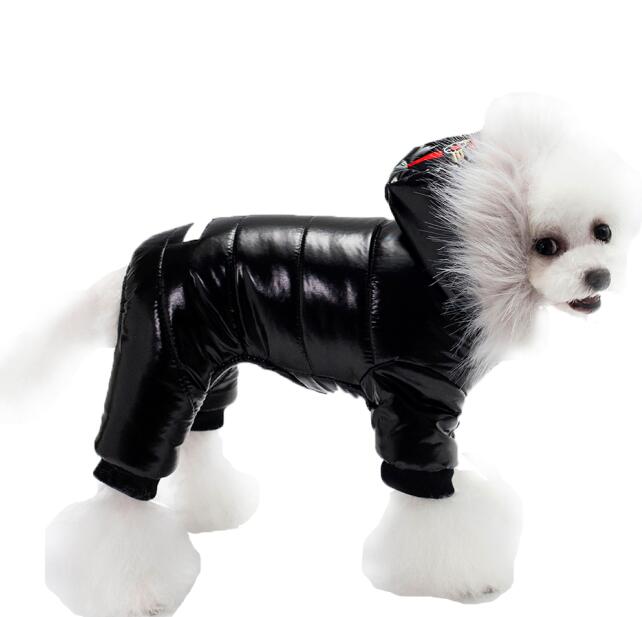 Waterproof And Snowproof Snowsuit Style Pet Dog Winter Clothes Four Legs Thick Warm Coats Jackets For Small Puppy Clothing alx