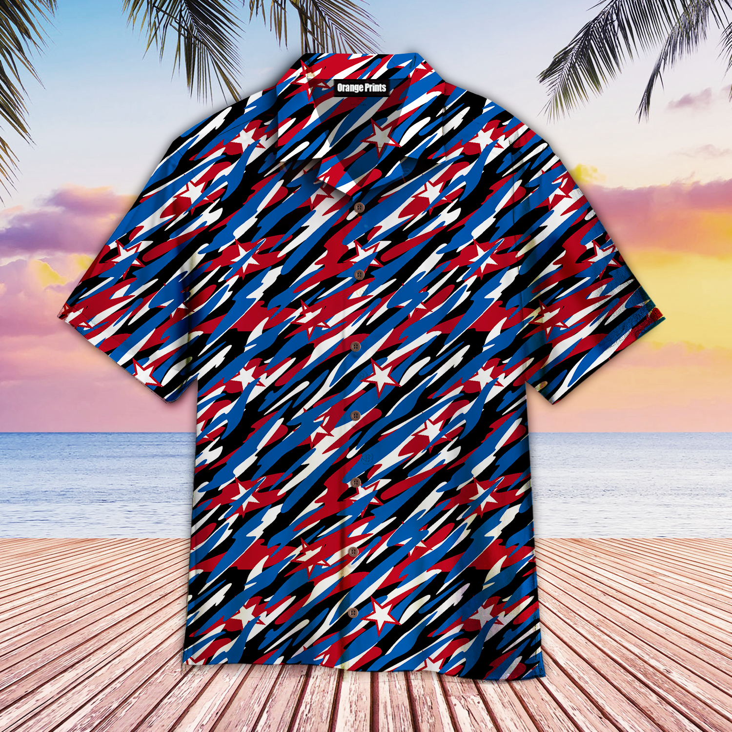 Of July Us Flag Camo Patriotism Hawaii Shirt For Men And Women Ha43433