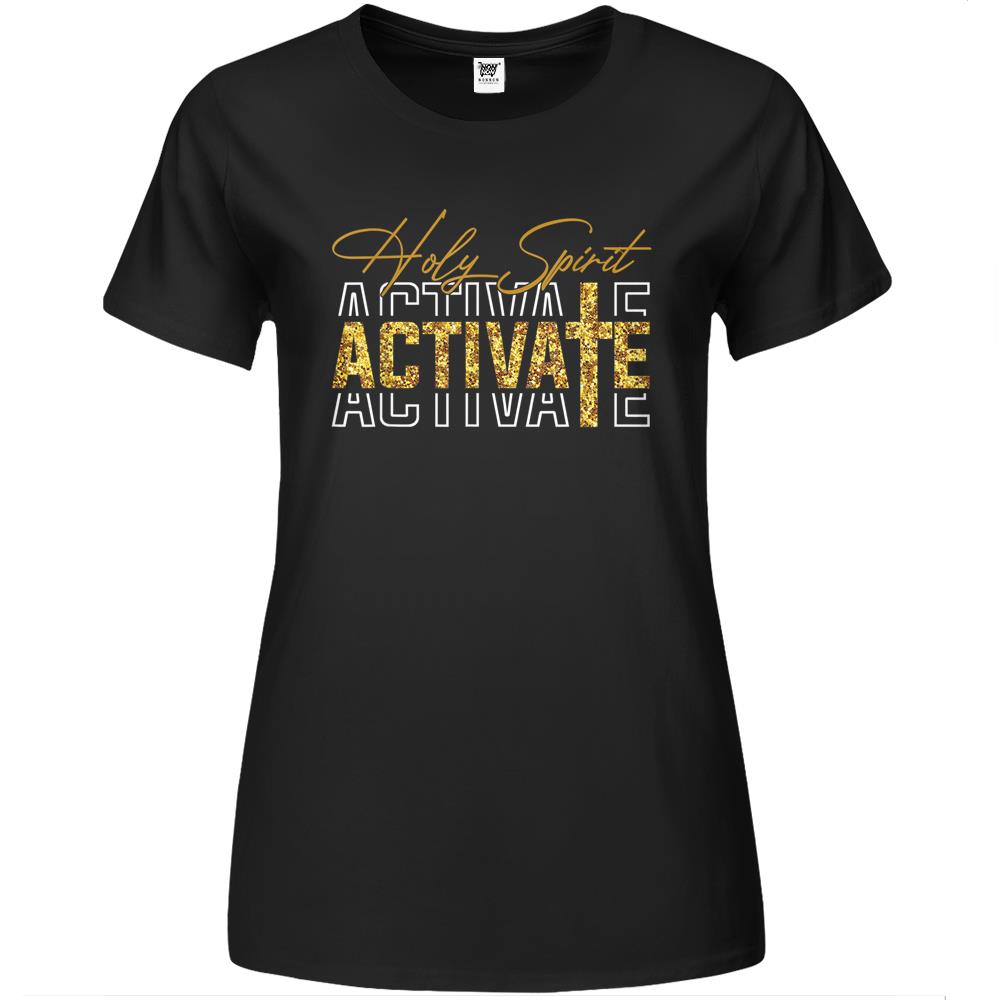 Jesus Christians Holy Spirit Activate Religious For Women Premium Womens T Shirts