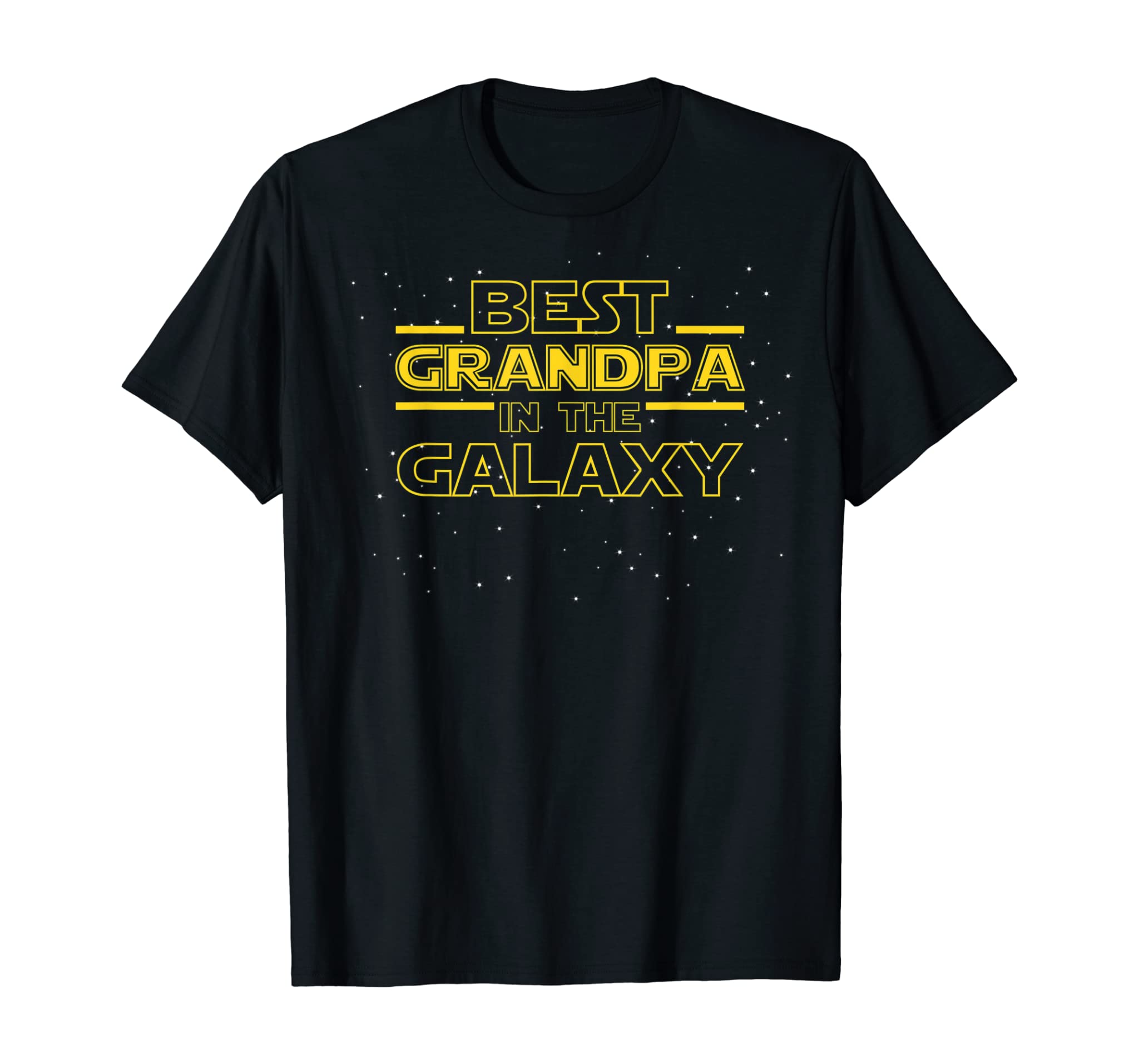 Mens Best Grandpa in the Galaxy Shirt Birthday Gift for Grandpa T-Shirt