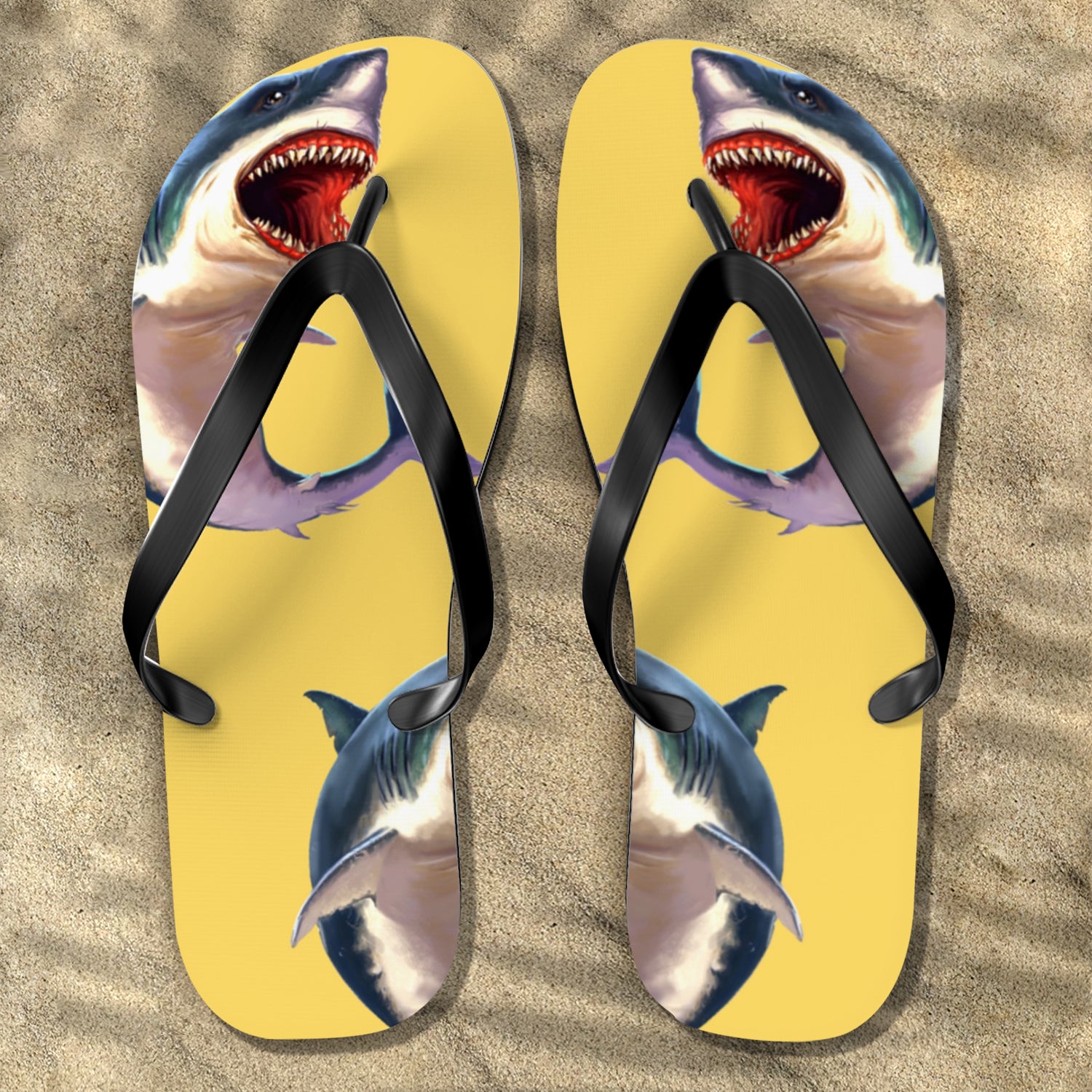 Shark Flip Flops, Shark Teeth