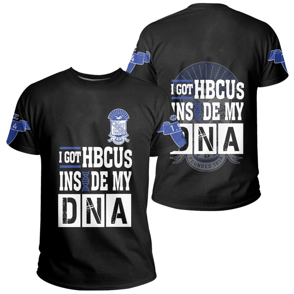 Greek Life T-Shirt – Phi Beta Sigma Hbcu Dna Bagslobby T-Shirt