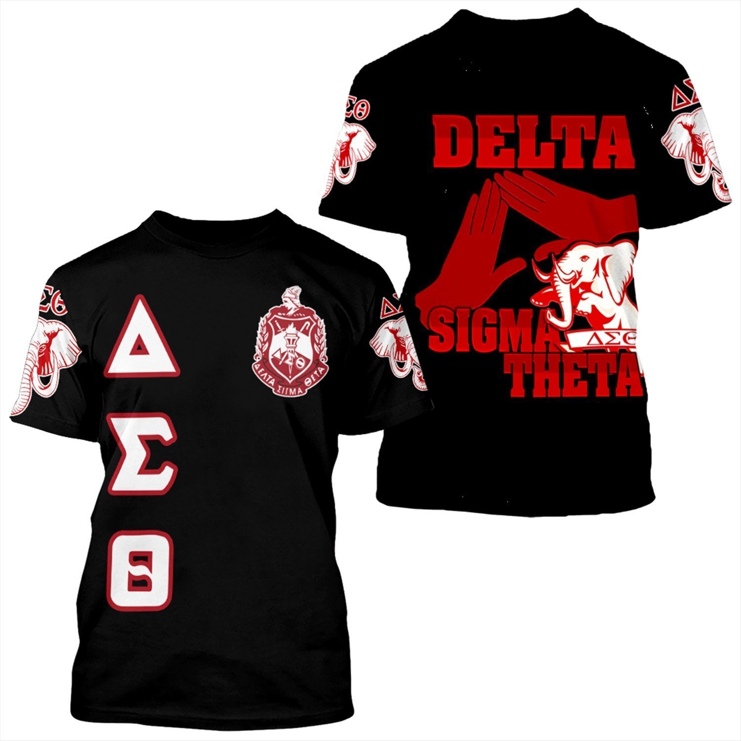 Greek Life T-Shirt – Delta Sigma Theta Letters Bagslobby T-Shirt