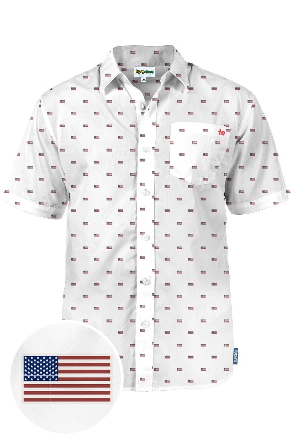 Usa Grand White High Quality Hawaii Shirt Ha35057