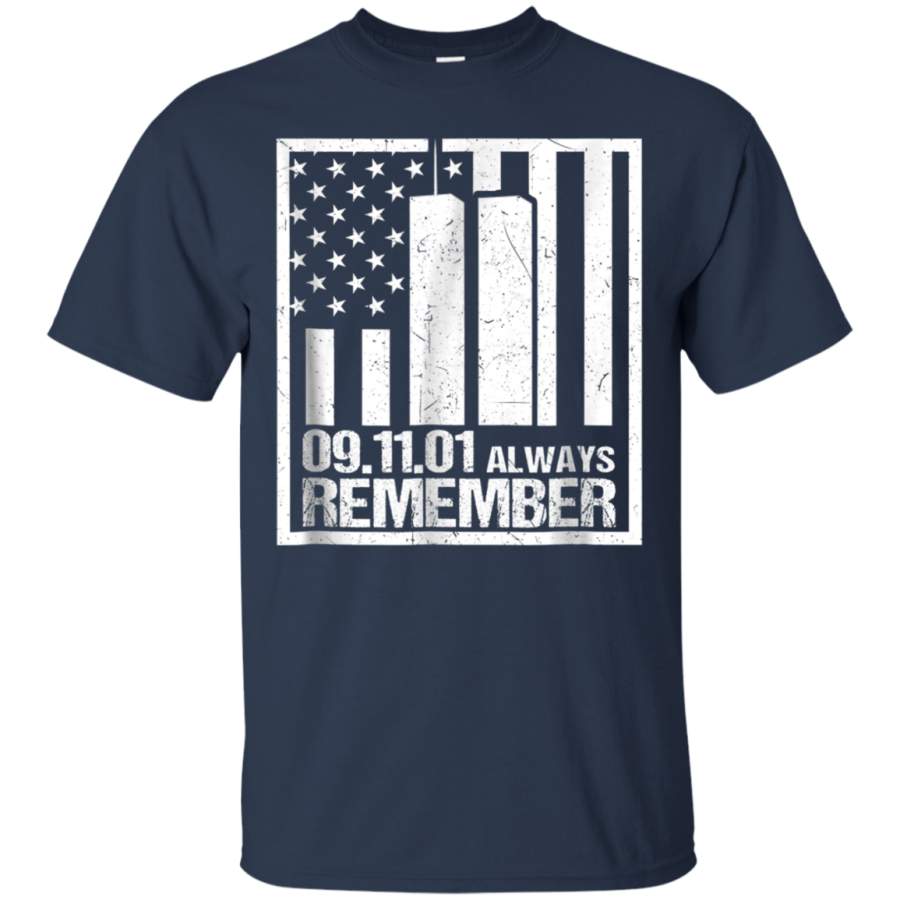 AGR Always Remember Patriot Day 911 Memorial T Shirt