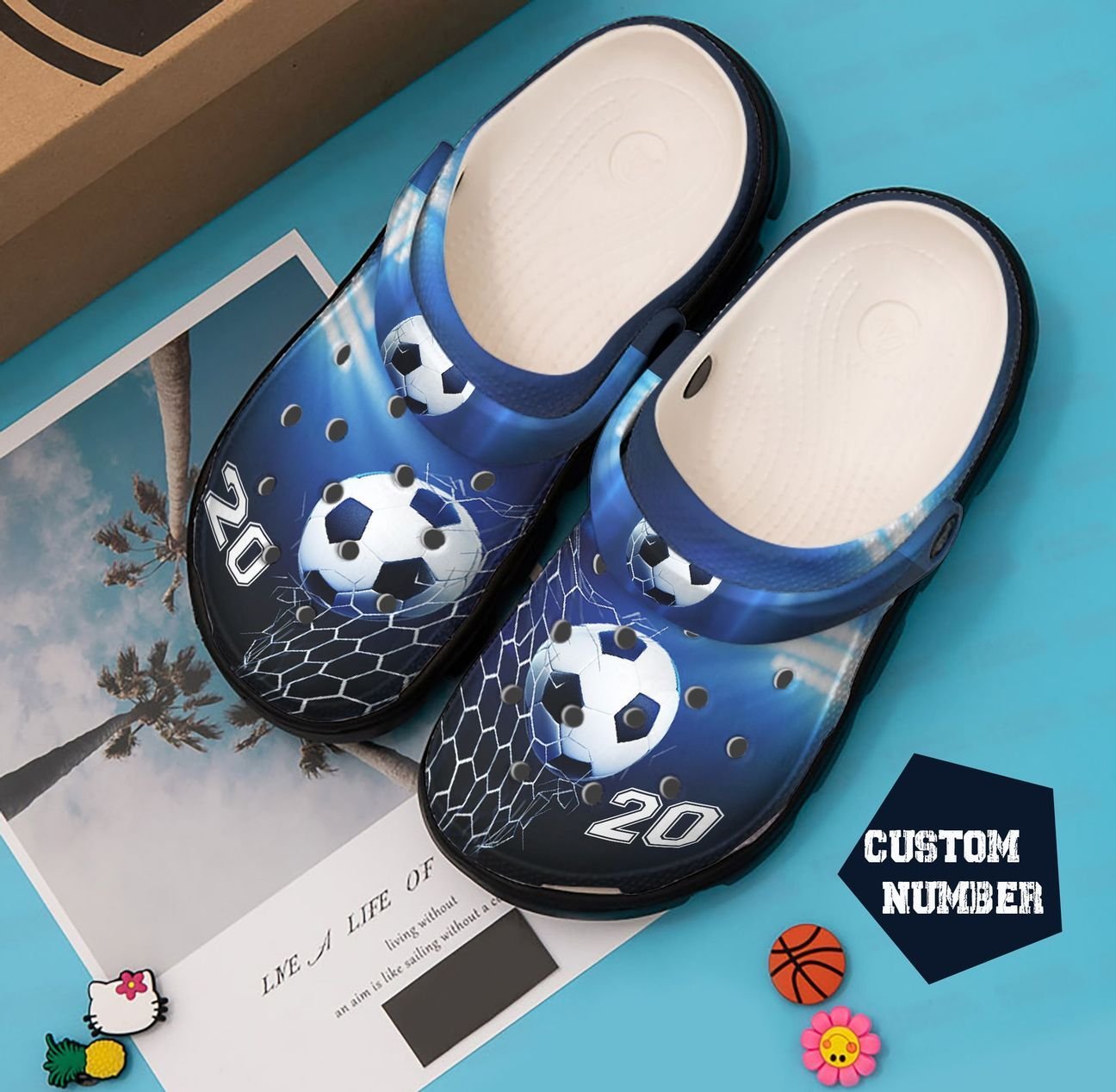 Soccer Personalized Clog, Custom Name, Text, Color, Number Fashion Style For Women, Men, Kid, Print 3D Soccer Is The Best