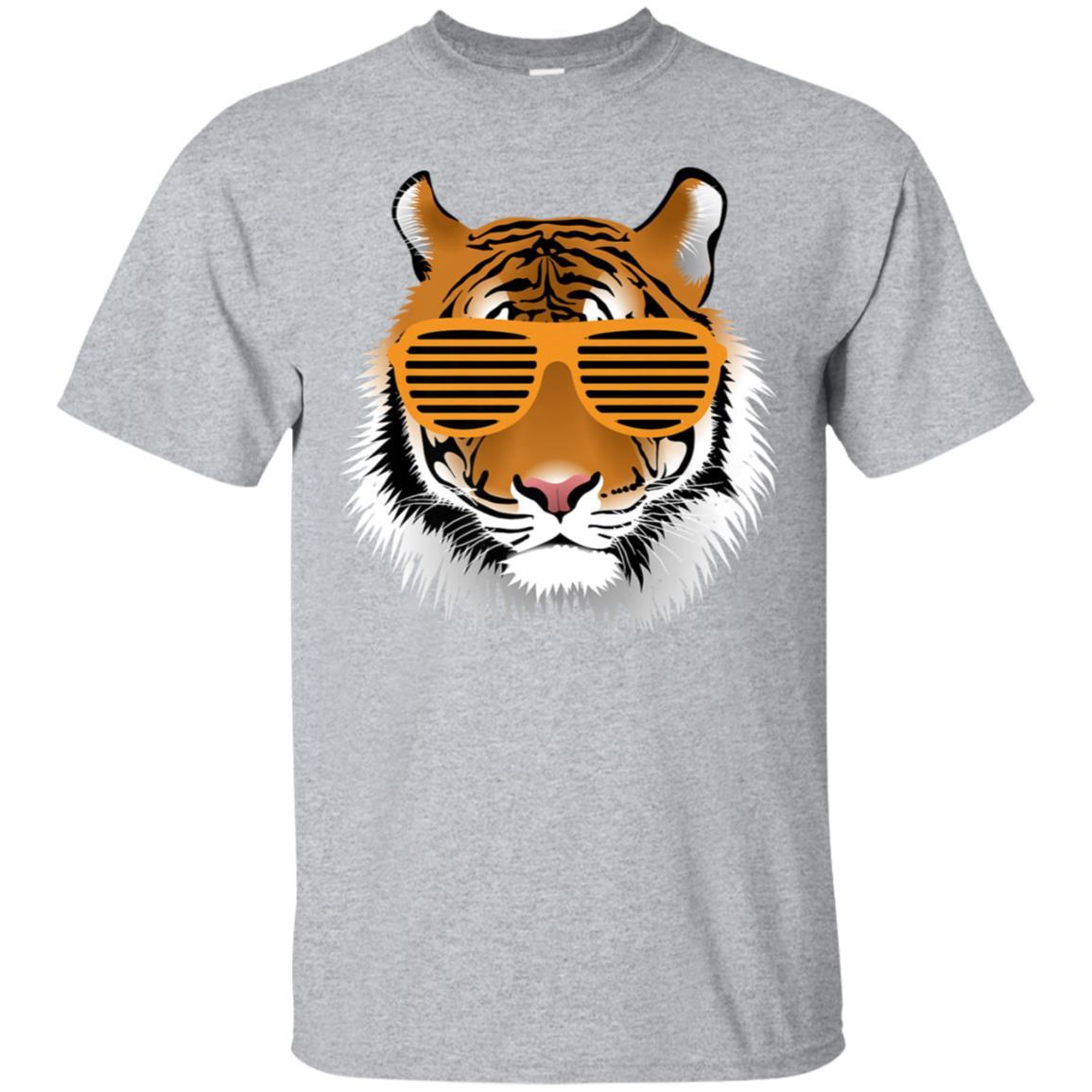 Birthday Shirt for Boy Cool Tiger Striped Animal Theme Party