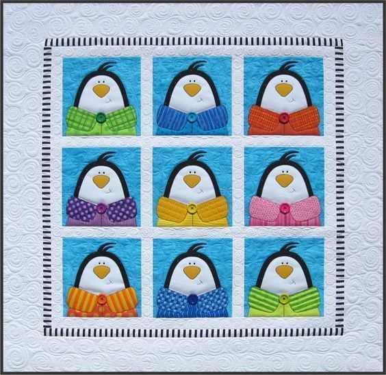 Penguin Christmas Quilt CIAPC