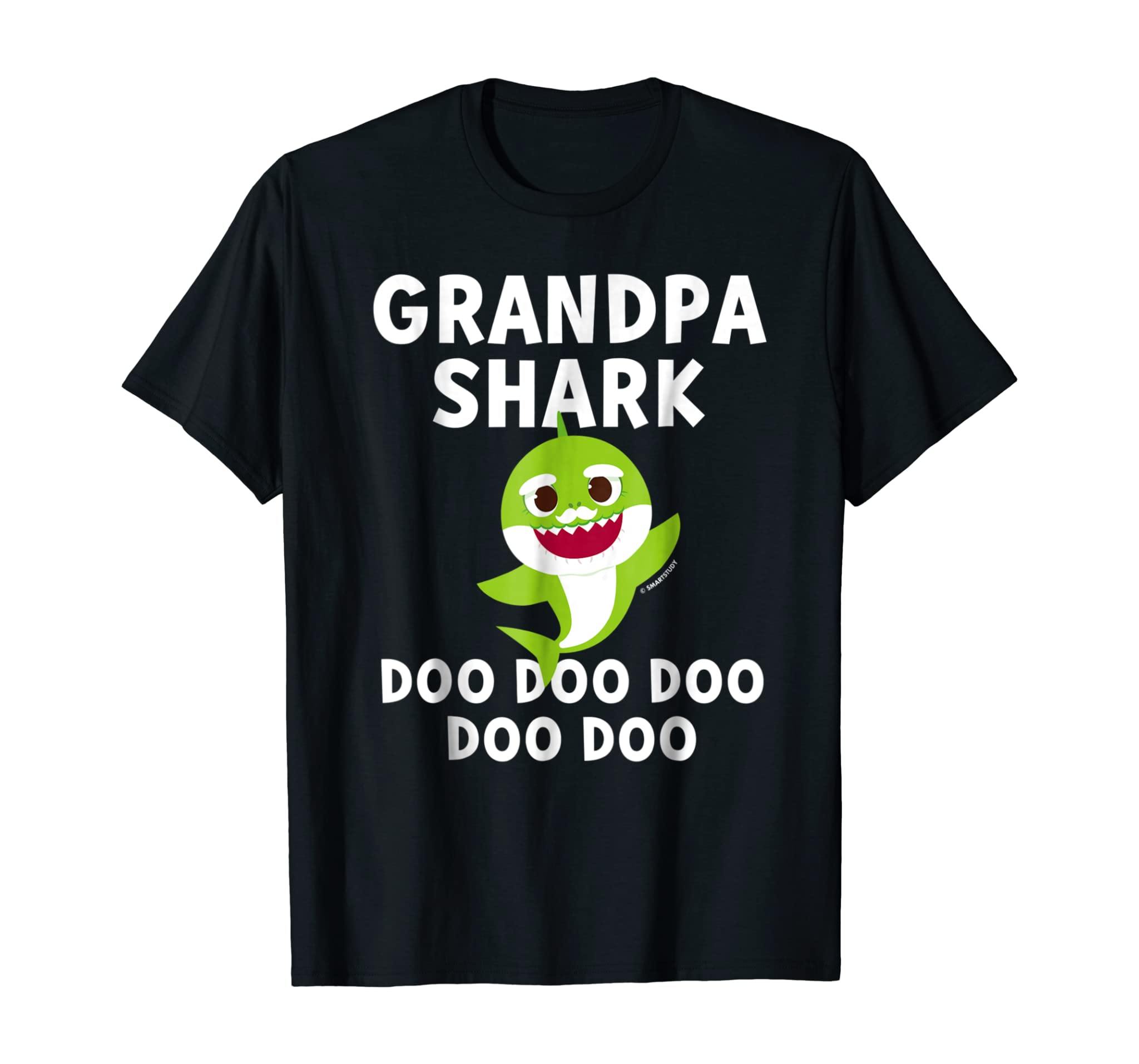 Mens Pinkfong Grandpa Shark Official T-Shirt