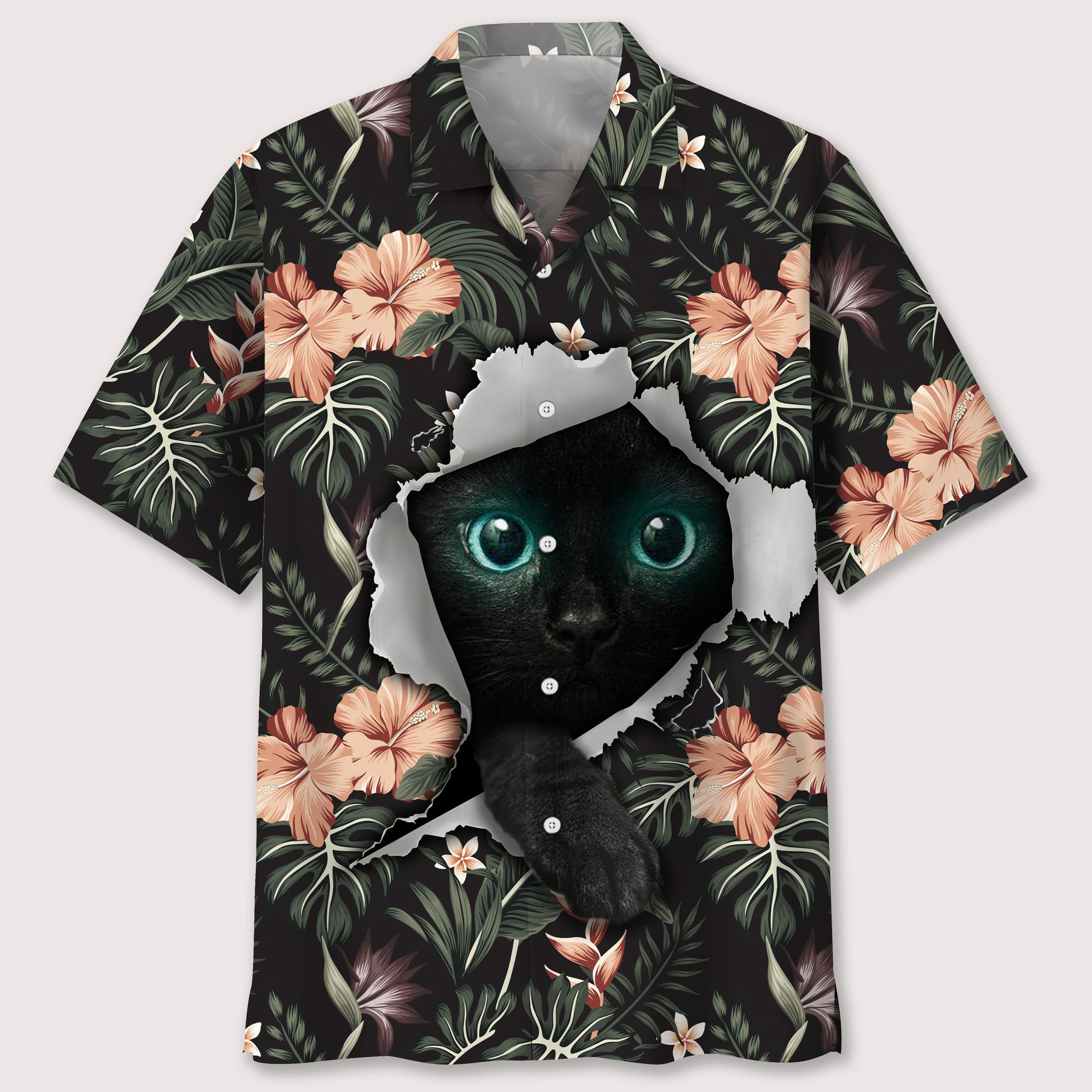 Cats Tropical Hawaiian Shirt Ha38764