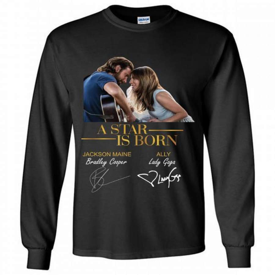 A star is born Jackson Maine Bradley Cooper Ally Lady Gaga Long Shirt