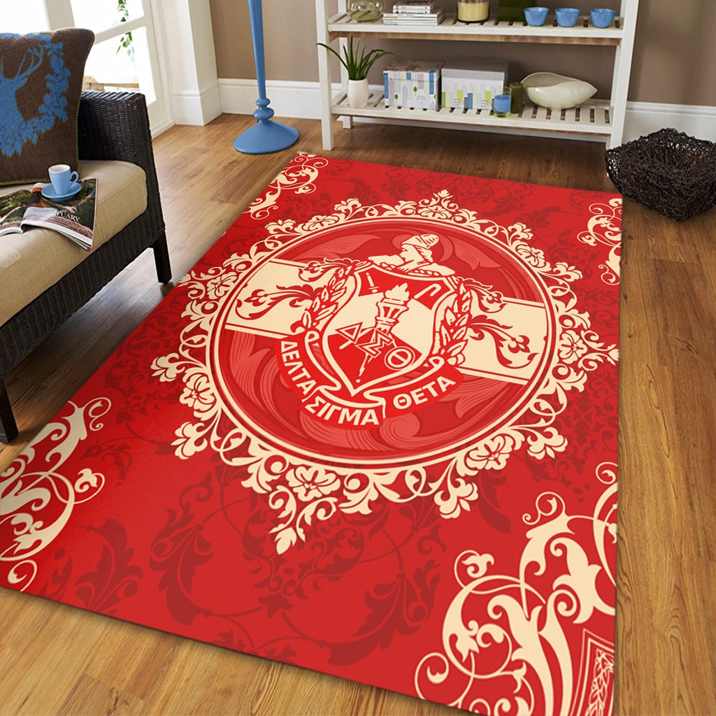 Wonderprint Area Rug Delta Sigma Theta Nolan Rug Lt10