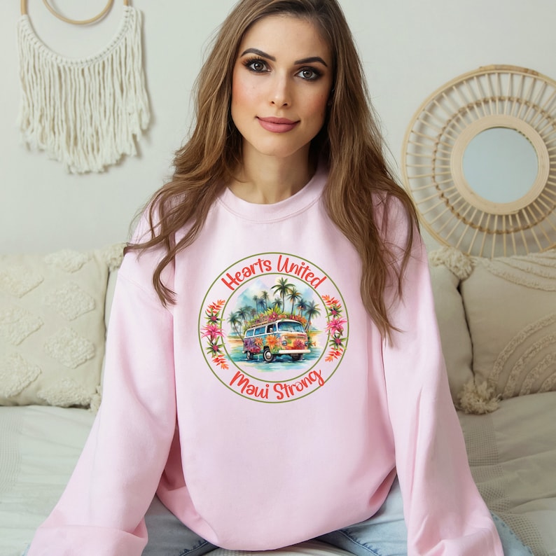 Maui Strong Crewneck And Donation, Pray For Maui Sweatshirt, Hawaii Shirt, Lahaina Fire, Maui Sweatshirt, Lahaina Hawaii Crew Sws1879