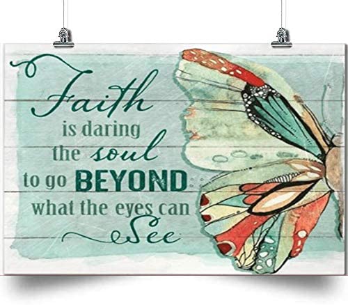 Butterfly Horizontal Poster-What The Eye Can See – Home Decoration Poster, Wall Poster, Home And Room Decoration, Gifts For Friends And Relatives, Souvenirs.