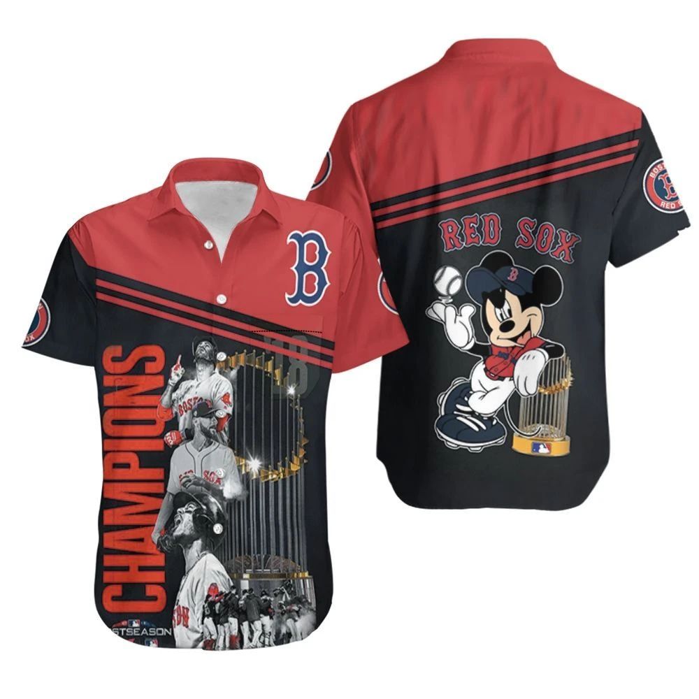 Boston Red Sox Champions Hawaii Shirt Combo Beach Ha46650