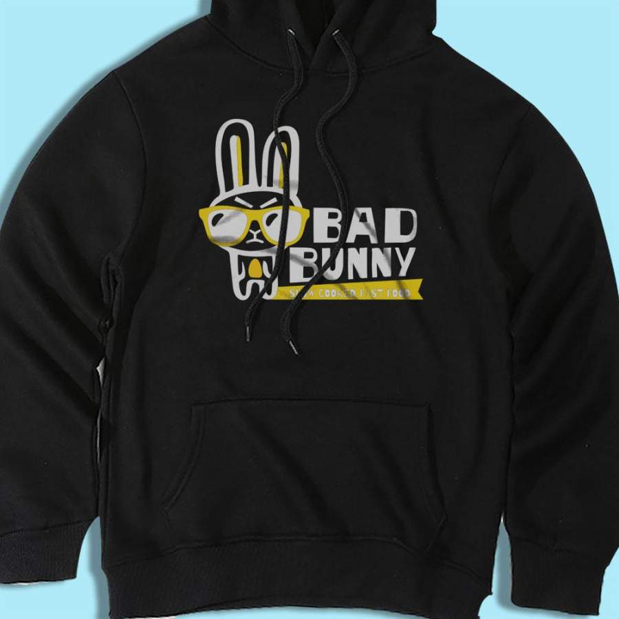 Tmi Bad Bunny Glasses Style Slow Cooked Fast  Men’S Hoodie