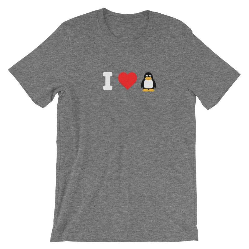 Crushtee I Love Penguin Shirt | Funny Cute Penguin Tshirt | Animal Lover Gifts T Shirt | Short Sleeve Unisex TShirt | Funny Penguin T shirt | Long Sleeve Hoodie