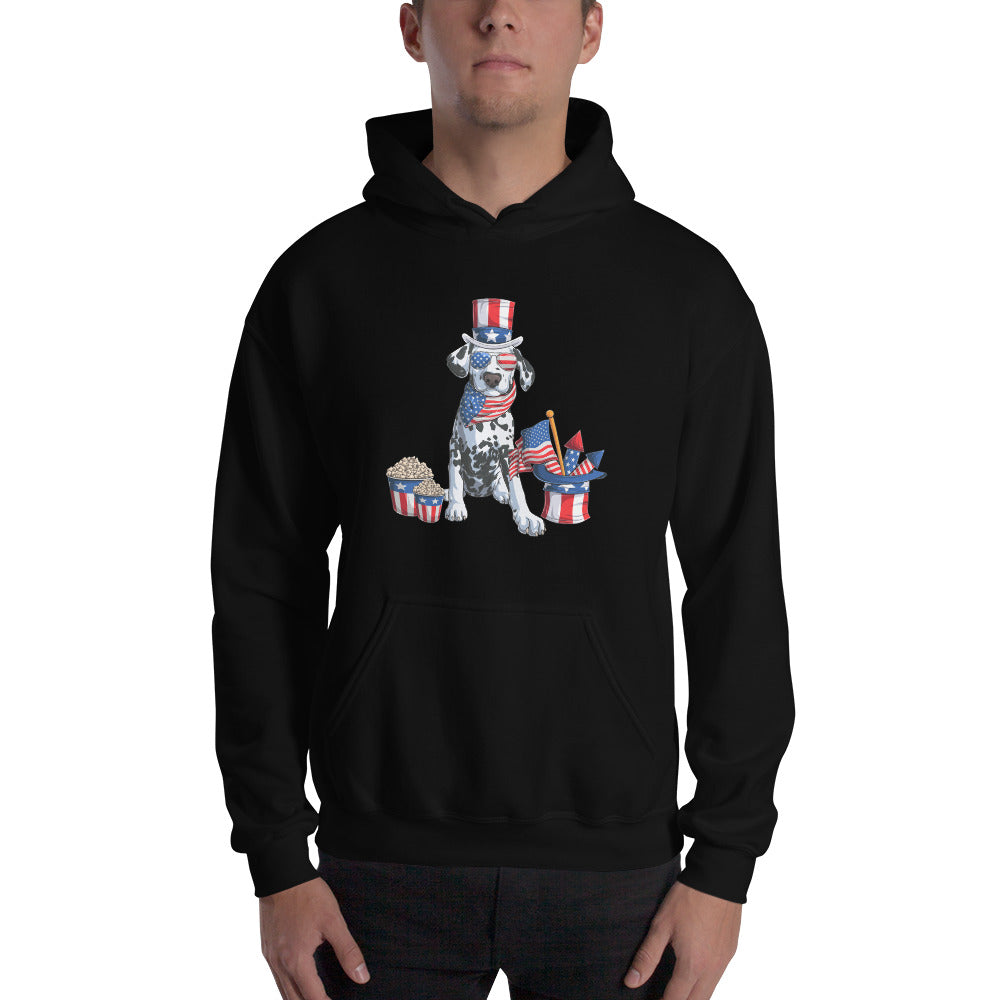 Dalmatian Hoodies Mens Long Sleeve Streetwear