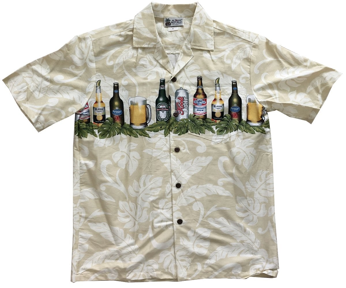 Beer Is My Life Creamhawaiian Shirt Made In Summer Beach Shirts Ha110882