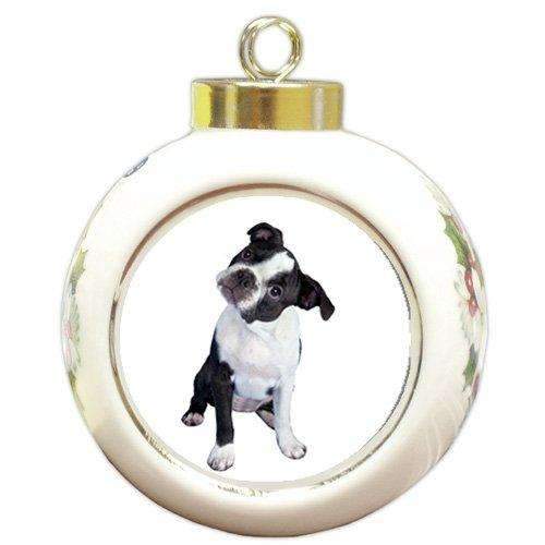 Boston Terrier Puppy Ornament