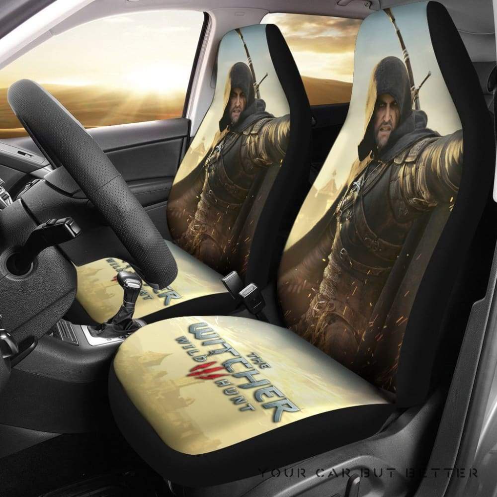 The Witcher 3: Wild Hunt Geralt Car Seat Covers Game 155026