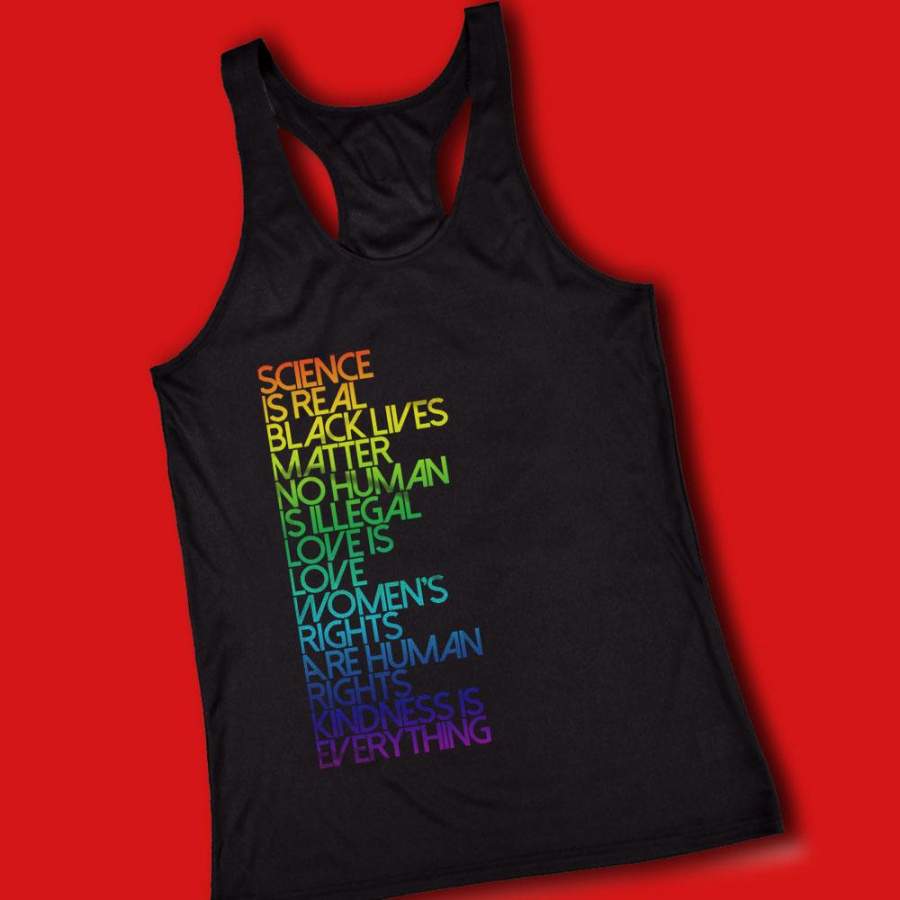 Science Is Real Black Lives Matter Women’S Tank Top