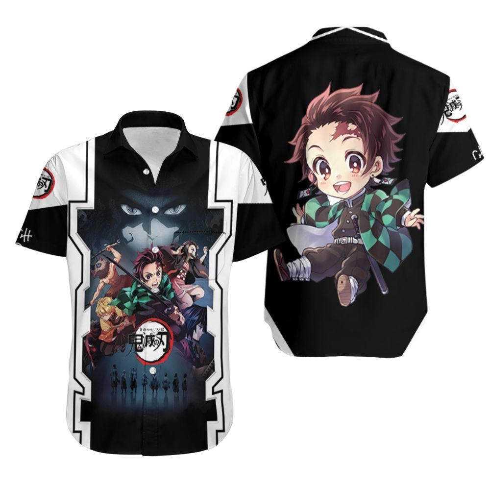 Kimetsu No Yaiba Anime Tanjiro Kamado Hawaiian Shirt