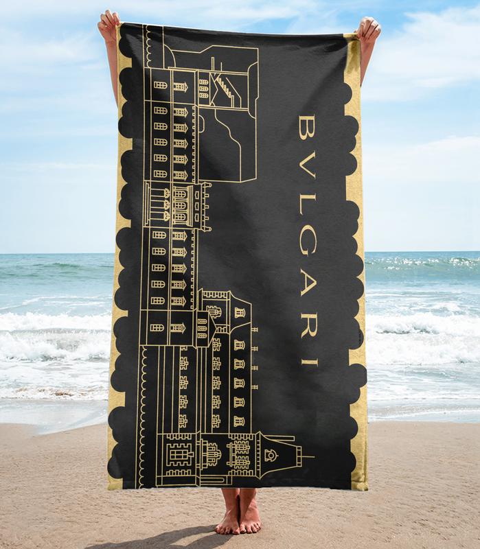 Bvlgari Quick Drying Beach Towel-Super Absorbent Bath Towel-Durability For Kids Teens Adults Travel 1-Lan1