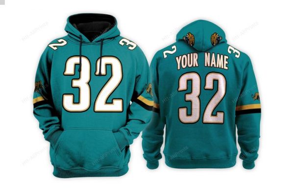 Personalized Jacksonville Jaguars Custom 3D Hoodie