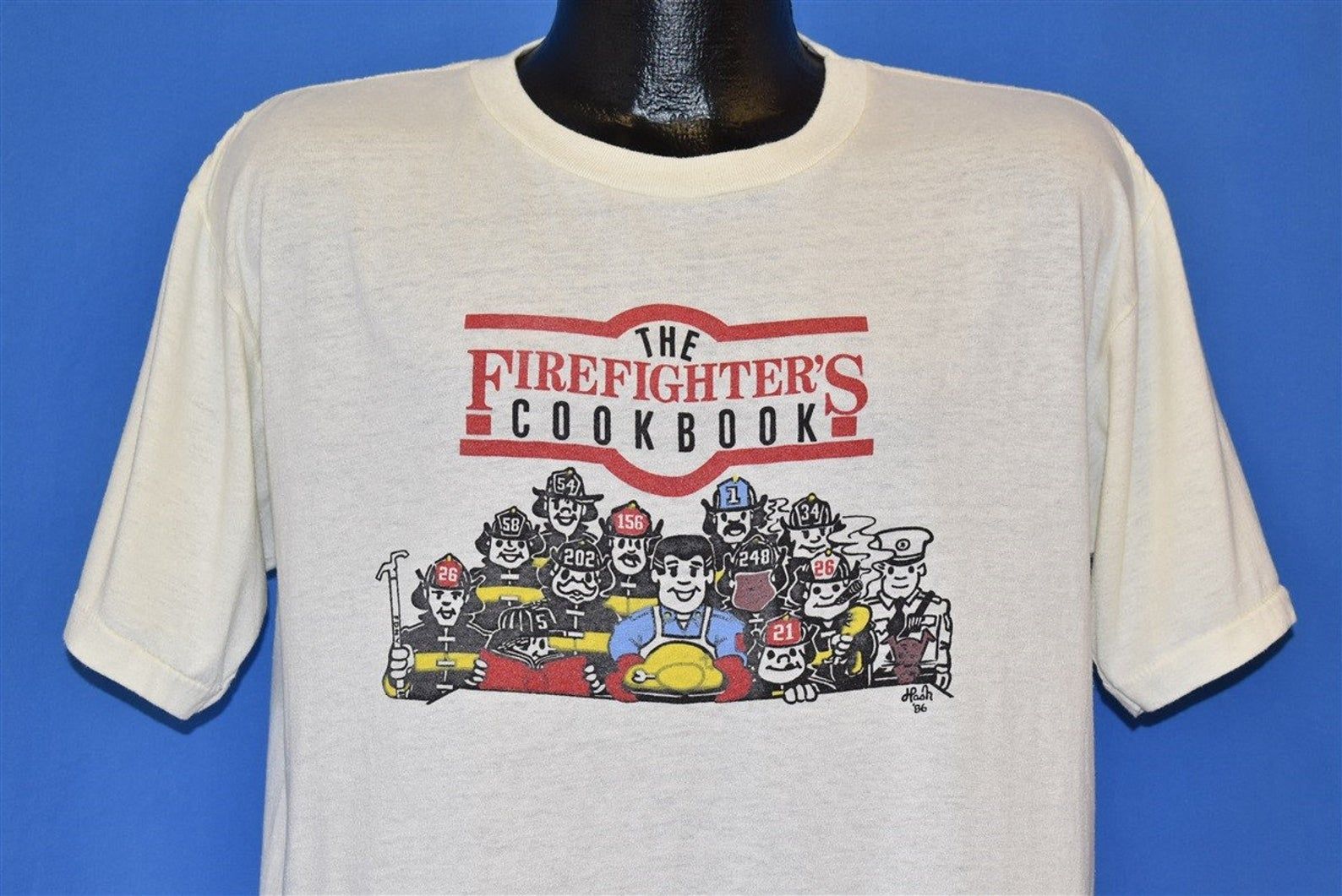 80S Firefighter’S Cookbook John Sineno T-Shirt