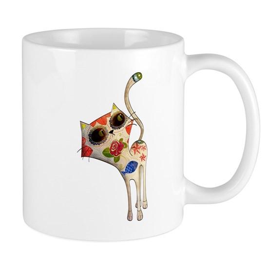 White Mexican Cat Mug