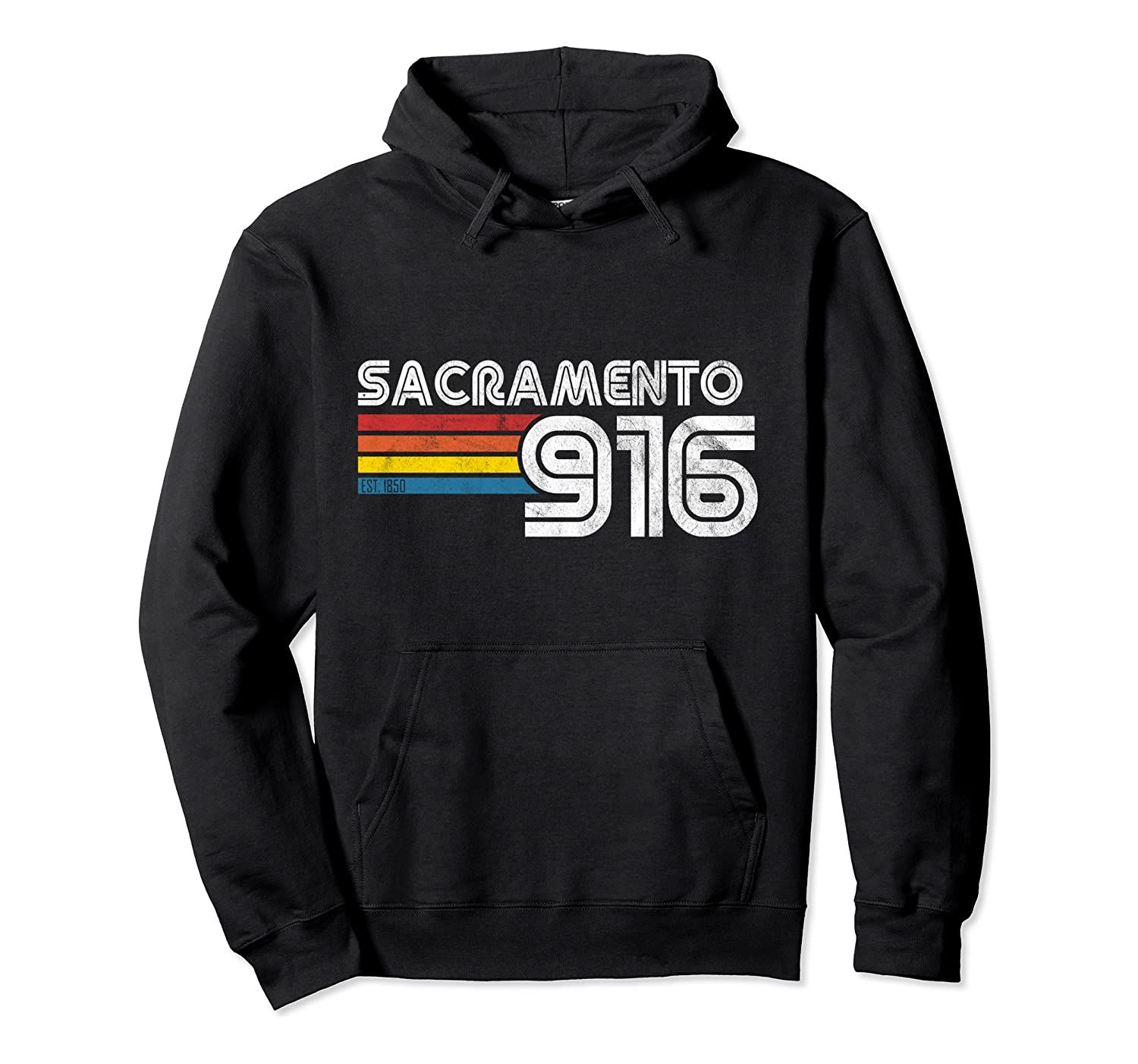 Vintage Sacramento T-Shirt | Proud 916 California State Gift Pullover Hoodie, T-Shirt, Sweatshirt