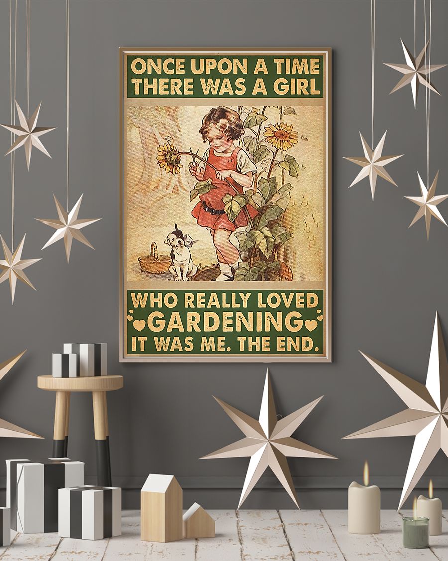 Garden Once Time Vertical Canvas And Poster | Wall Decor Visual Art