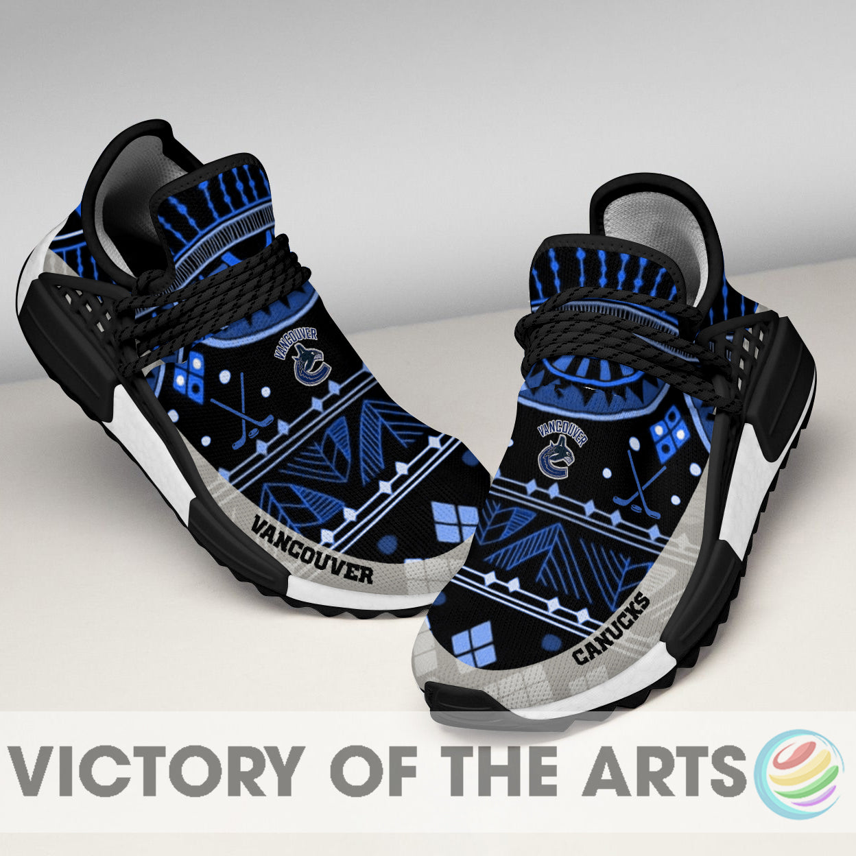 Amazing Pattern Human Race Vancouver Canucks Shoes For Fans