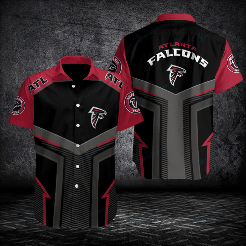 Atlanta Falcons Button Shirt Bg567