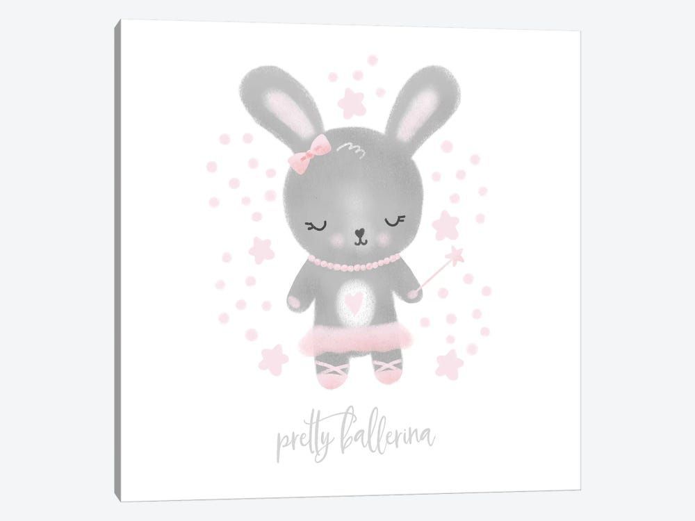 Ballerina Bunny III Canvas Poster 8″x12″ 12×18″ 18″x26″ 24″x36″ 30″x45″