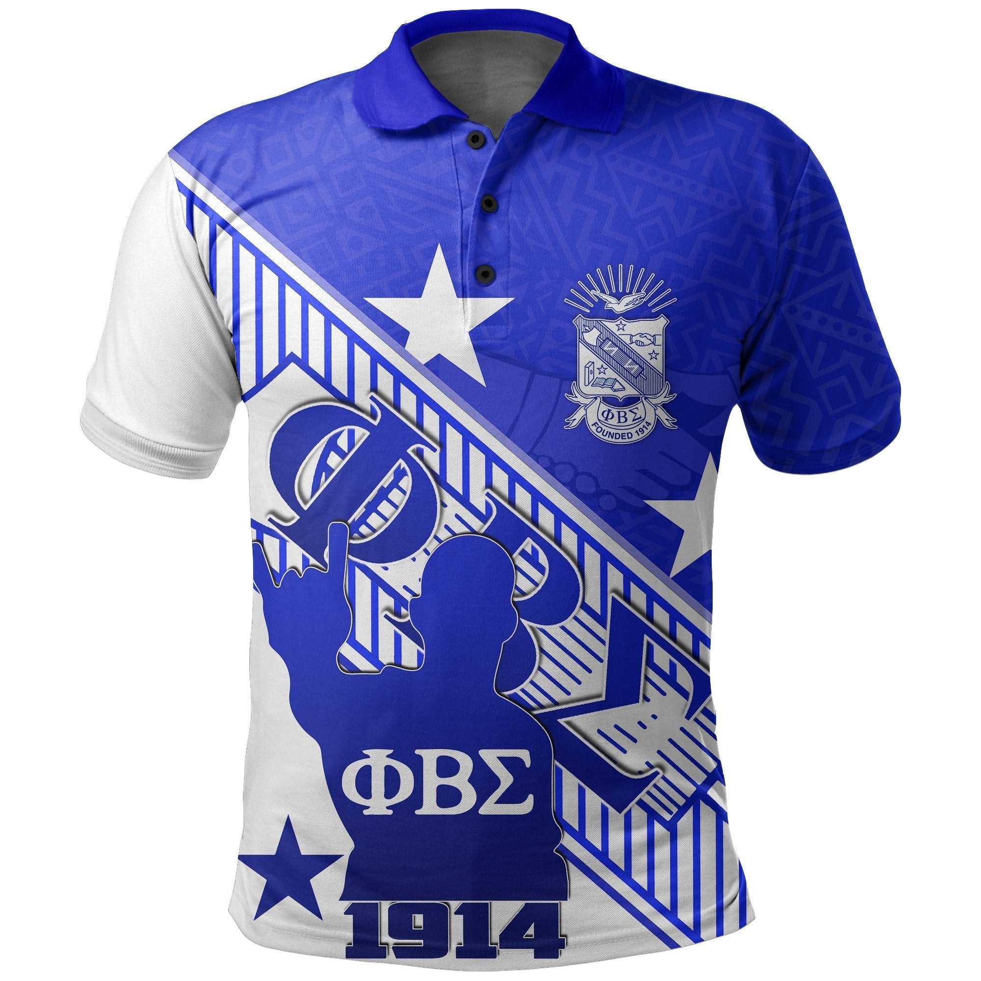 Fraternity Polo – Phi Beta Sigma Polo Shirt Crest Style