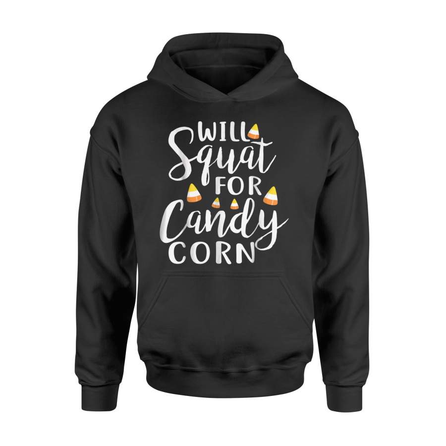 Candy Corn Halloween Workout Squat For Women Halloween Hoodie